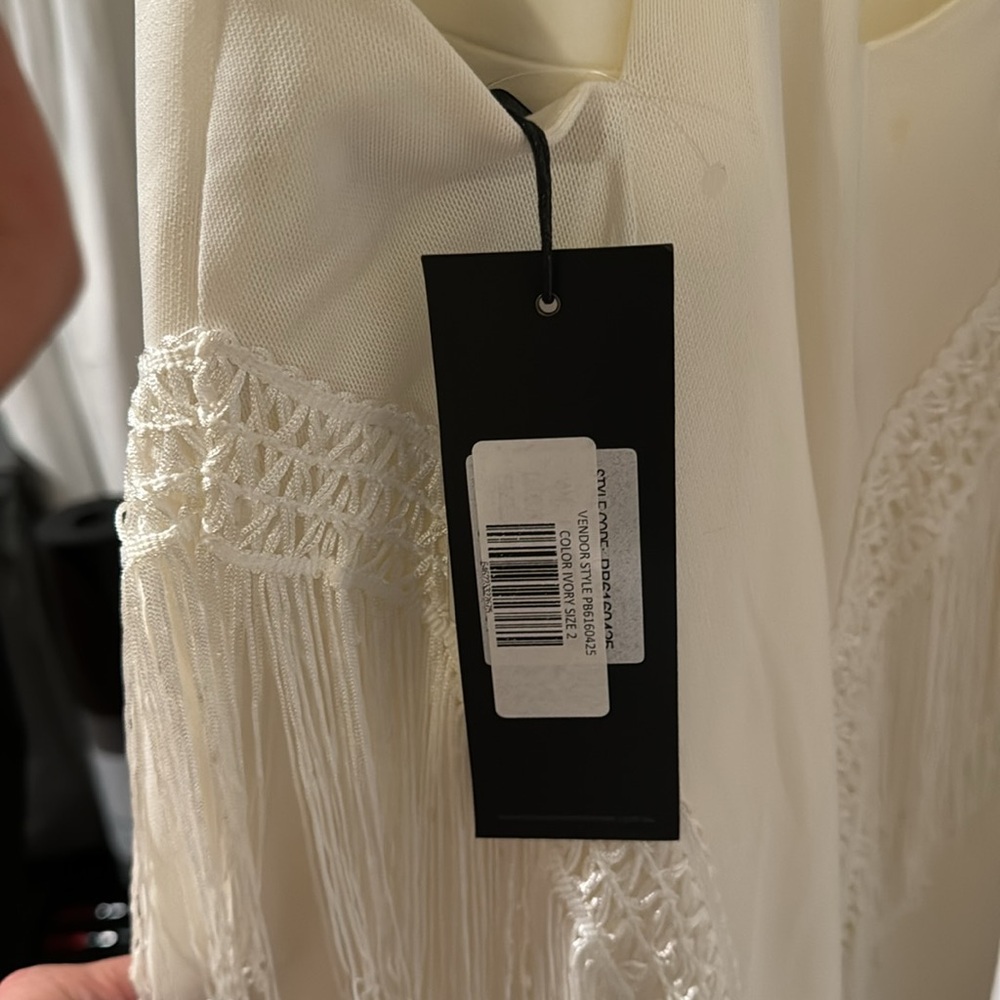 Bridal fringe cocktail dress - Picture 6 of 6
